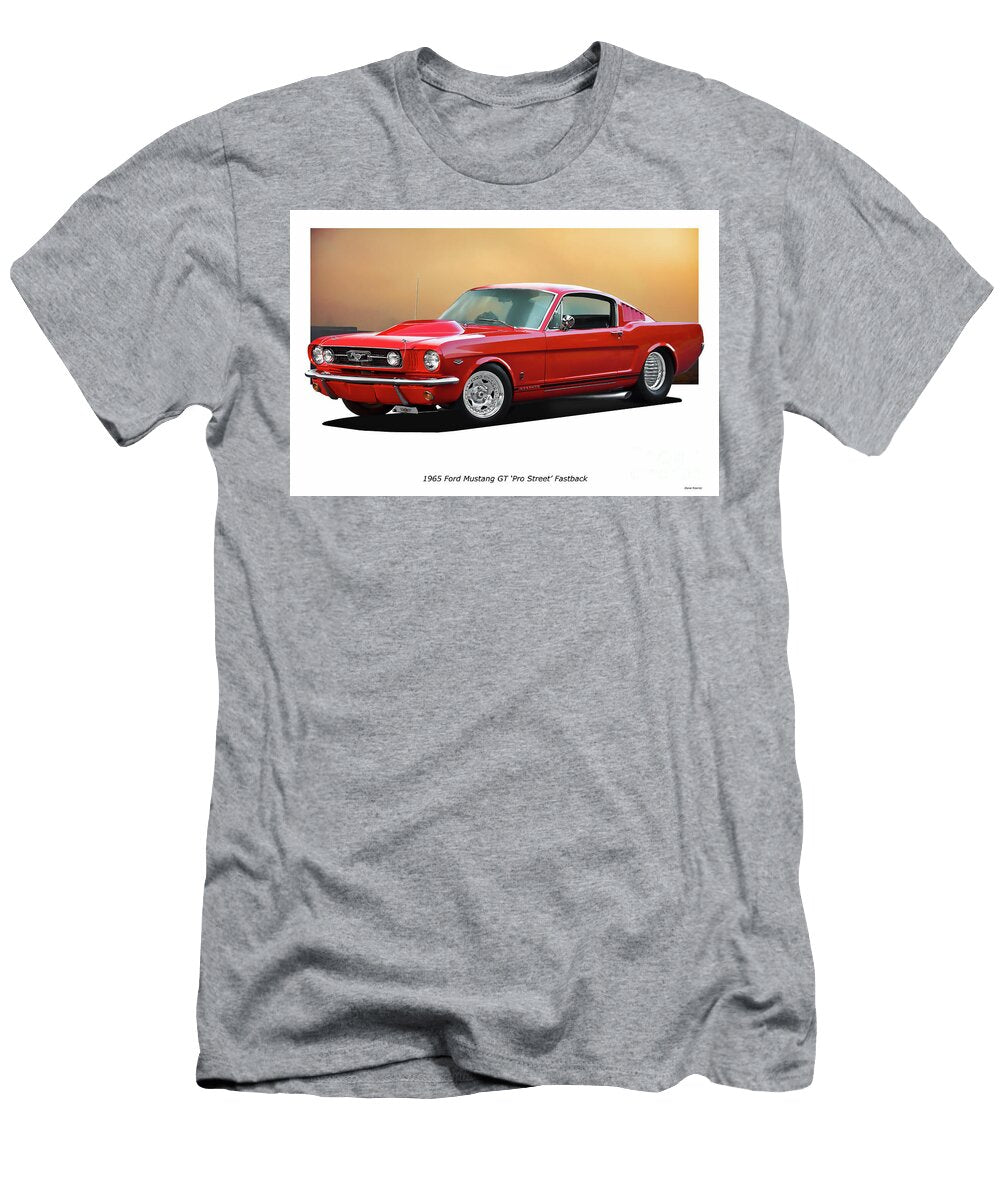 1965 Ford Mustang Gt Pro Street Fastback Dave Koontz T-Shirt