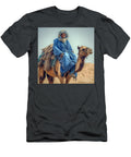 3 Berber Nomadic Ethnic Man in Blue on Camel By Asar Studios Celestial Images T-Shirt