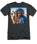 4 Berber Nomadic Ethnic Man in Blue on Camel By Asar Studios Celestial Images T-Shirt