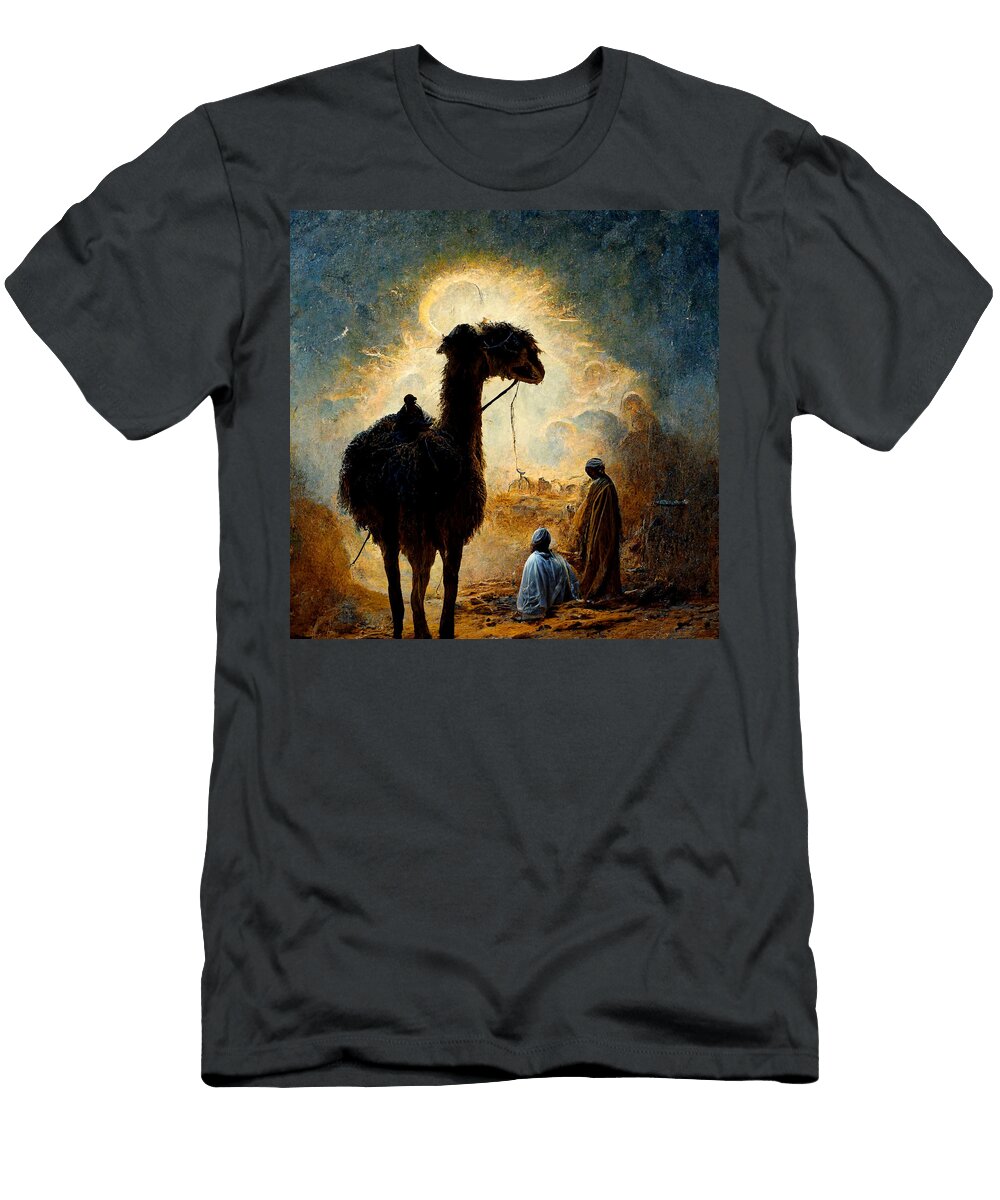 Again I Tell You It Is Easier for a Camel to Go Throu 645b645b9c645a Ab0f 645645b6455 Celestial Images T-Shirt