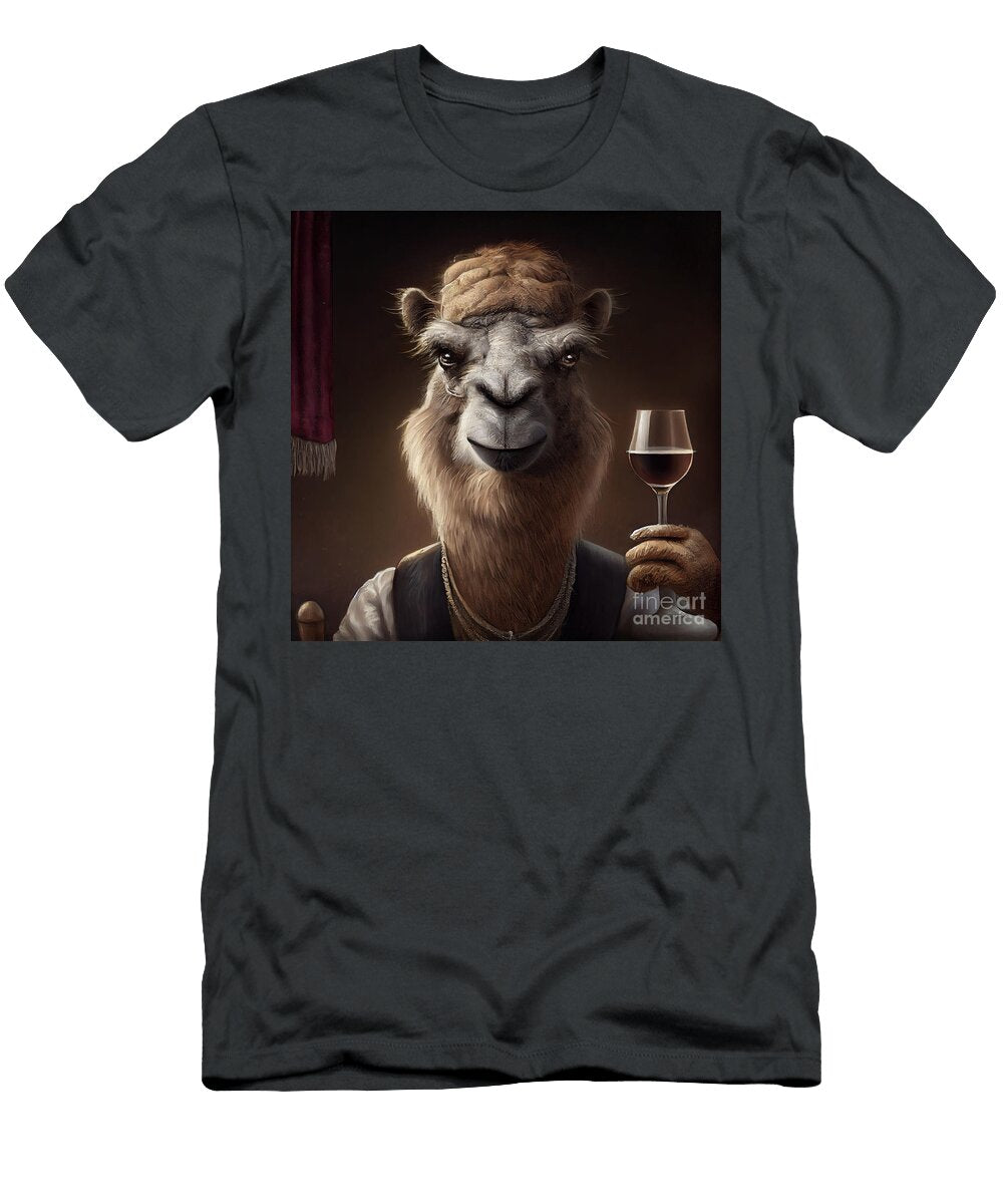 Camel Having Drink N Akkash T-Shirt