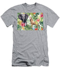 Hand Drawn Colorful Seamless Pattern with Watercolor Wild Exotic N Akkash T-Shirt