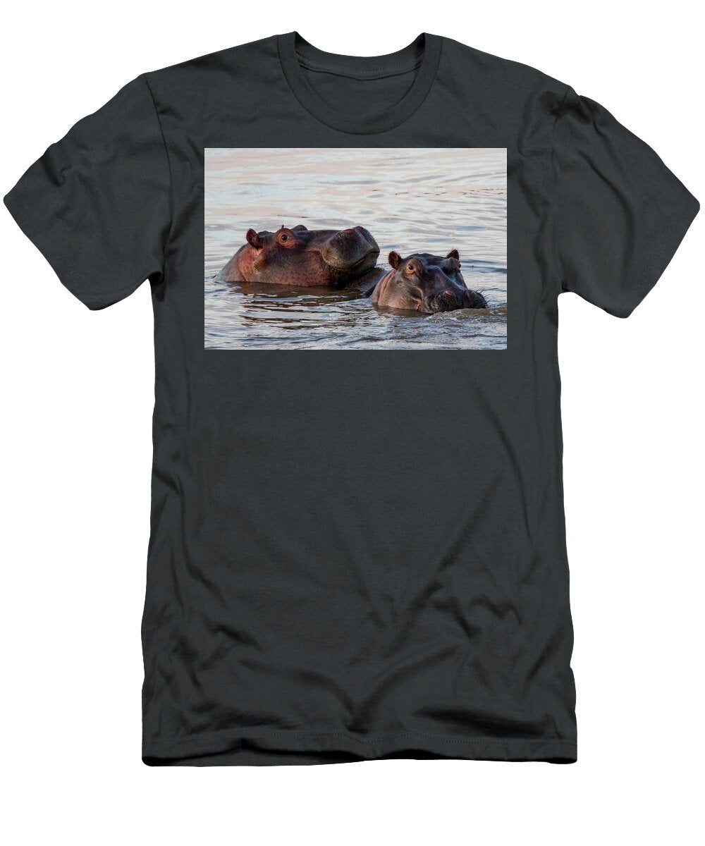 Hippo Cuddle Jenna Wilson T-Shirt