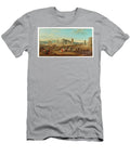 Two Caravans At the Entrance to the Valley Leading to Palmyra Jean Baptiste Hilair T-Shirt